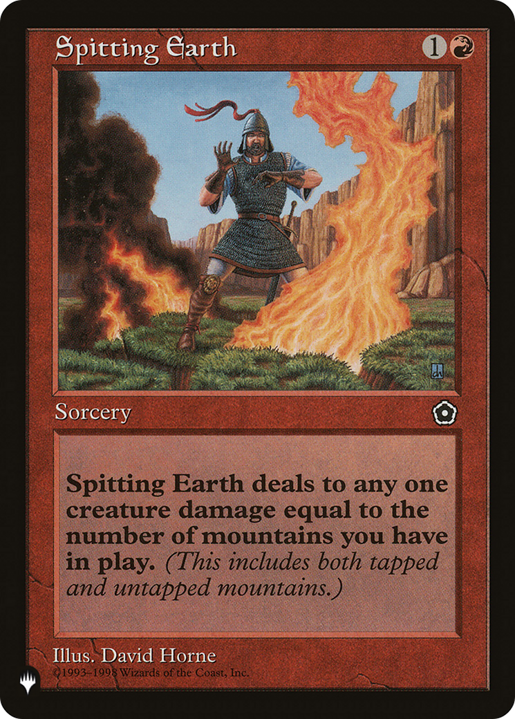 Spitting Earth [The List Reprints] | Impulse Games and Hobbies