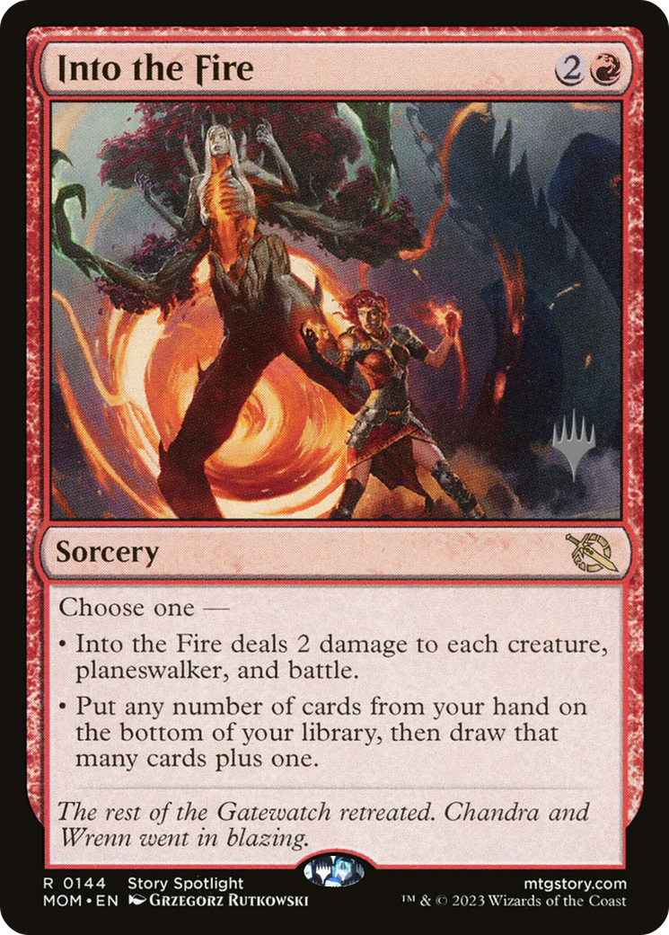 Into the Fire (Promo Pack) [March of the Machine Promos] | Impulse Games and Hobbies