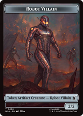 Soldier // Robot Villain Double-Sided Token [Marvel Super Heroes Tokens] | Impulse Games and Hobbies