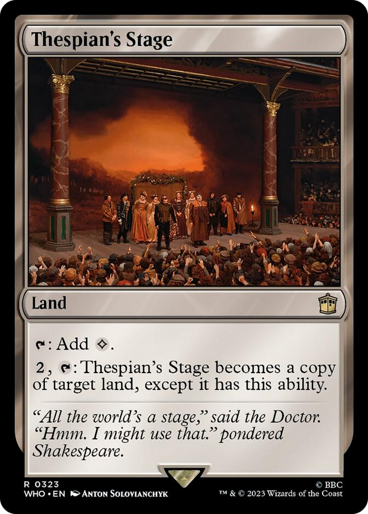 Thespian's Stage [Doctor Who] | Impulse Games and Hobbies
