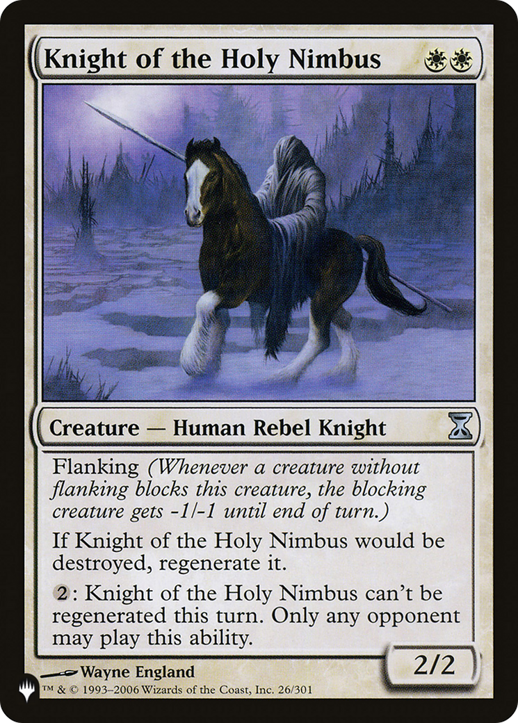 Knight of the Holy Nimbus [The List Reprints] | Impulse Games and Hobbies