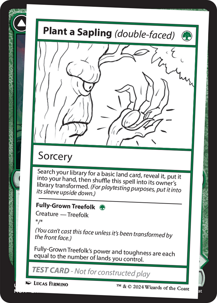 Plant a Sapling (double-faced) [Mystery Booster 2 Playtest Cards] | Impulse Games and Hobbies