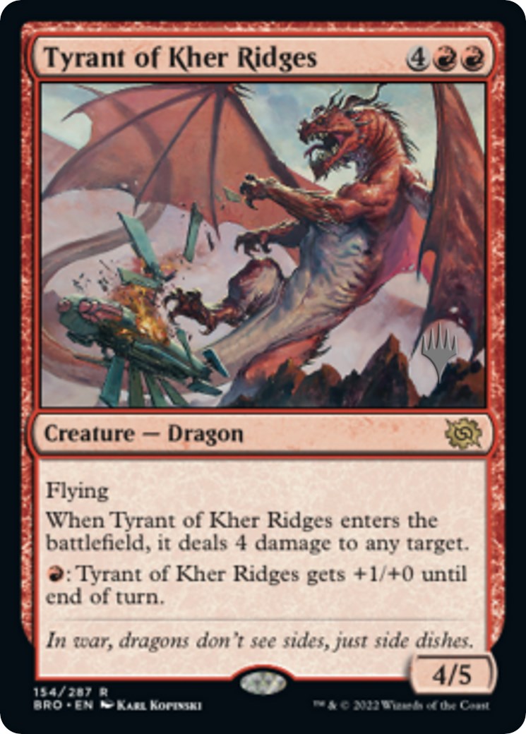 Tyrant of Kher Ridges (Promo Pack) [The Brothers' War Promos] | Impulse Games and Hobbies