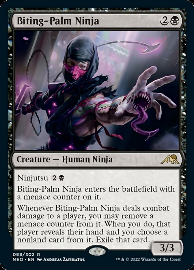 Biting-Palm Ninja [Kamigawa: Neon Dynasty] | Impulse Games and Hobbies