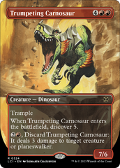 Trumpeting Carnosaur (Borderless) [The Lost Caverns of Ixalan] | Impulse Games and Hobbies