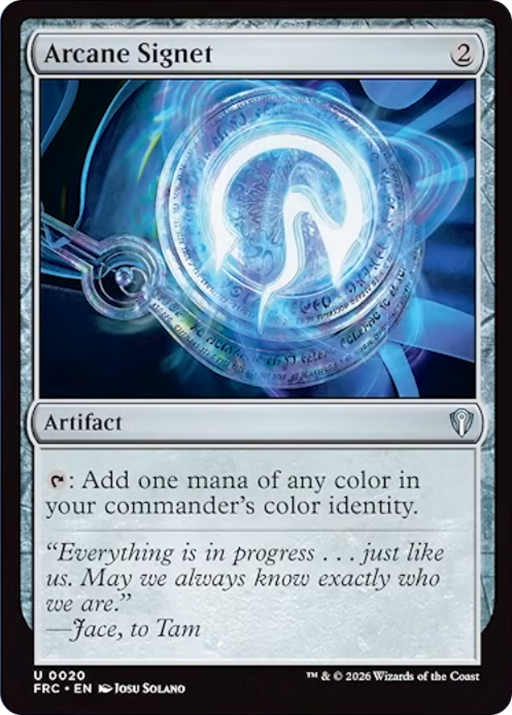 Arcane Signet [Reality Fracture Commander] | Impulse Games and Hobbies