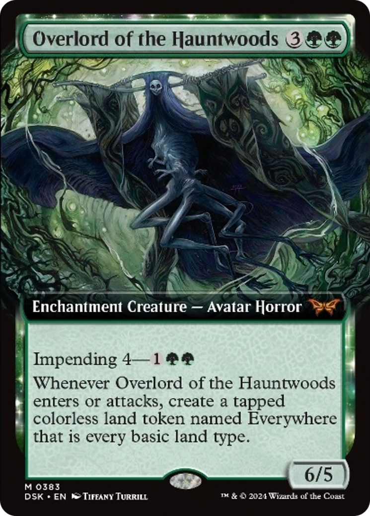 Overlord of the Hauntwoods (Extended Art) [Duskmourn: House of Horror] | Impulse Games and Hobbies