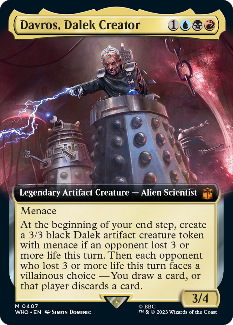 Davros, Dalek Creator (Extended Art) [Doctor Who] | Impulse Games and Hobbies