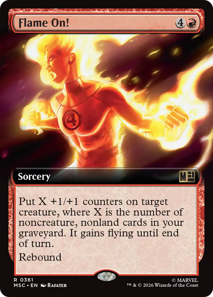 Flame On! (Extended Art) [Marvel Super Heroes Commander] | Impulse Games and Hobbies
