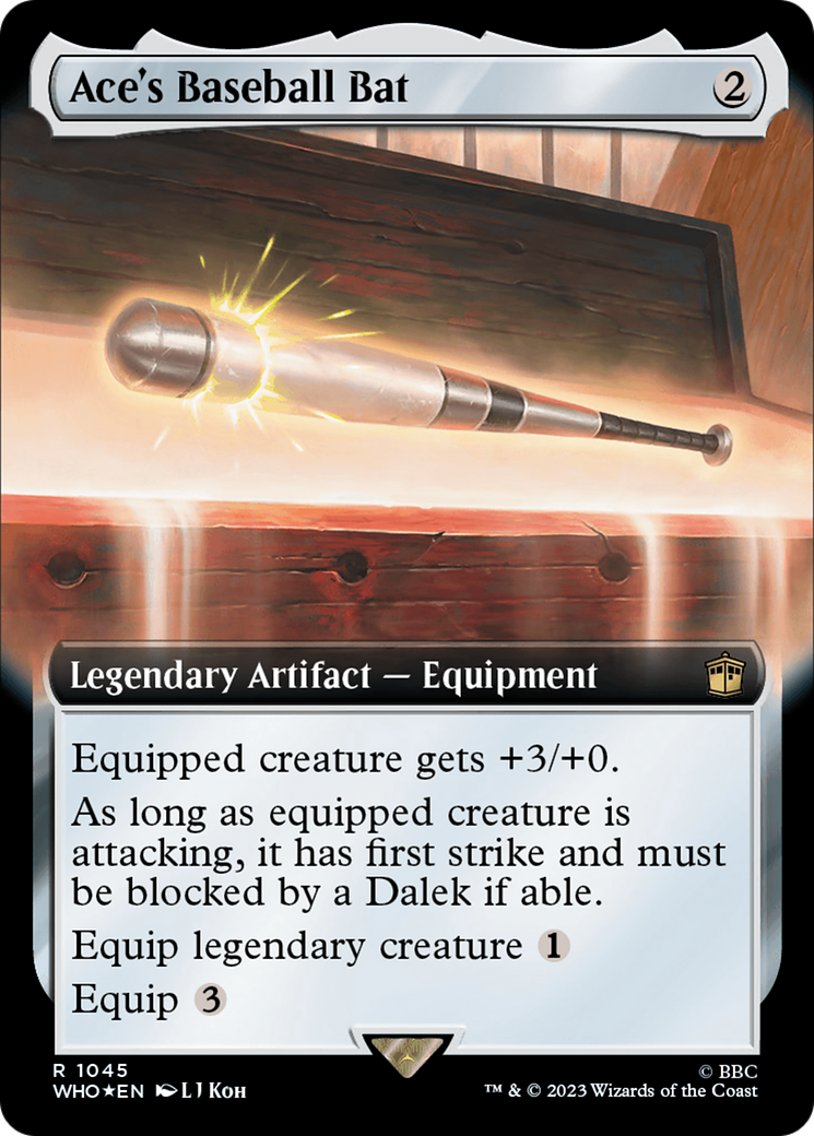 Ace's Baseball Bat (Extended Art) (Surge Foil) [Doctor Who] | Impulse Games and Hobbies