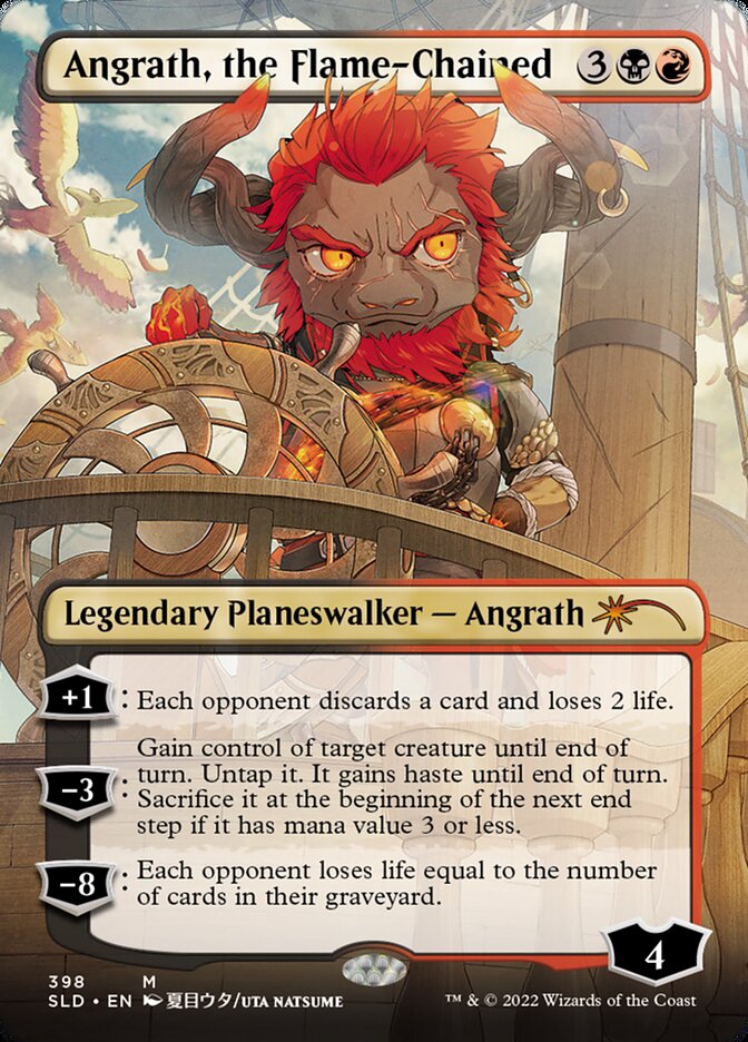 Angrath, the Flame-Chained (Borderless) [Secret Lair Drop Series] | Impulse Games and Hobbies