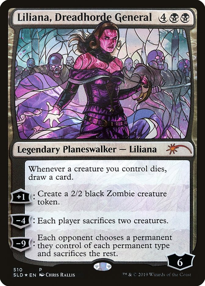 Liliana, Dreadhorde General (Stained Glass) [Secret Lair Drop Promos] | Impulse Games and Hobbies