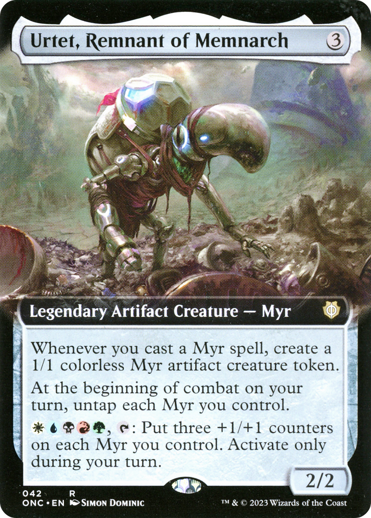 Urtet, Remnant of Memnarch (Extended Art) [Phyrexia: All Will Be One Commander] | Impulse Games and Hobbies