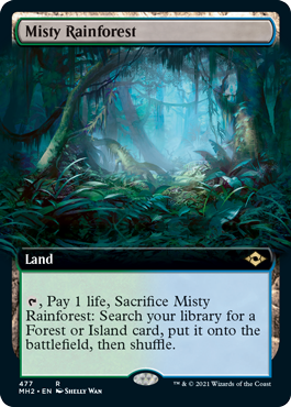 Misty Rainforest (Extended Art) [Modern Horizons 2] | Impulse Games and Hobbies