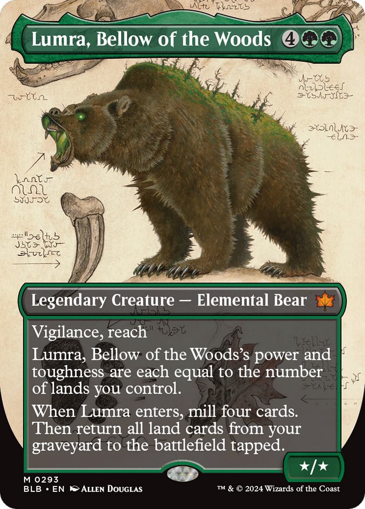 Lumra, Bellow of the Woods (Borderless) (0293) [Bloomburrow] | Impulse Games and Hobbies