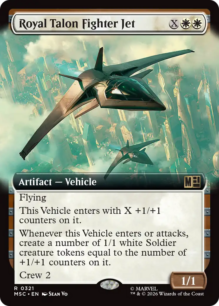 Royal Talon Fighter Jet (Extended Art) [Marvel Super Heroes Commander] | Impulse Games and Hobbies