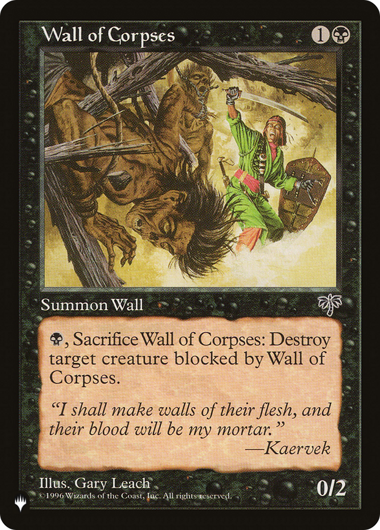 Wall of Corpses [The List Reprints] | Impulse Games and Hobbies