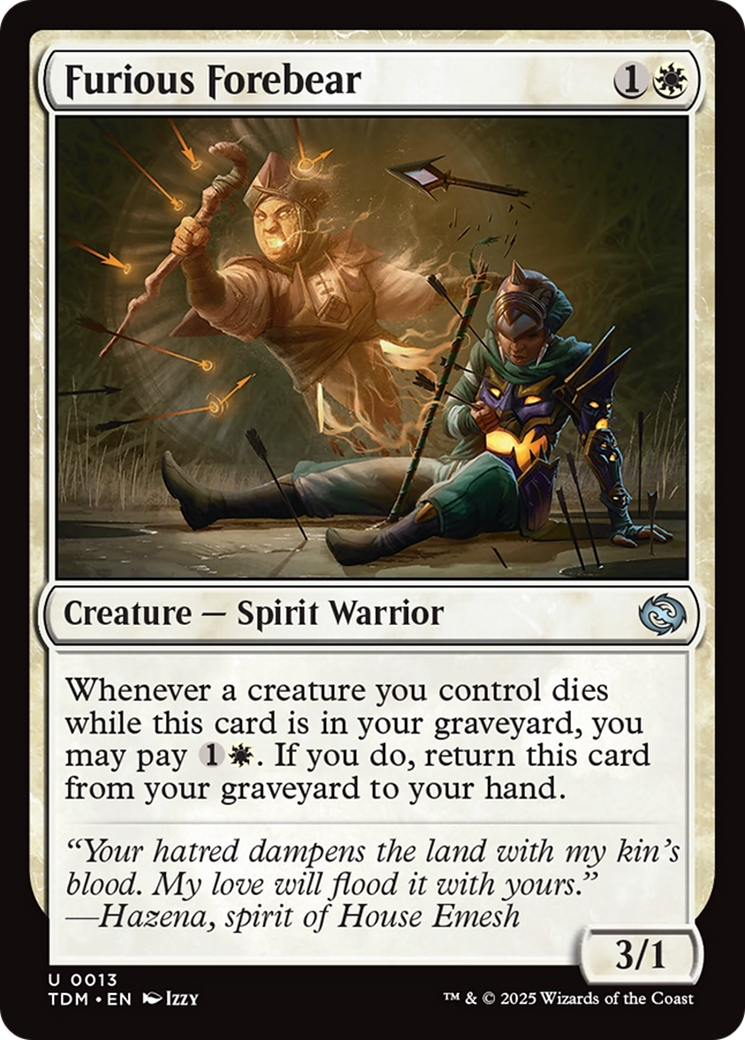 Furious Forebear [Tarkir: Dragonstorm] | Impulse Games and Hobbies
