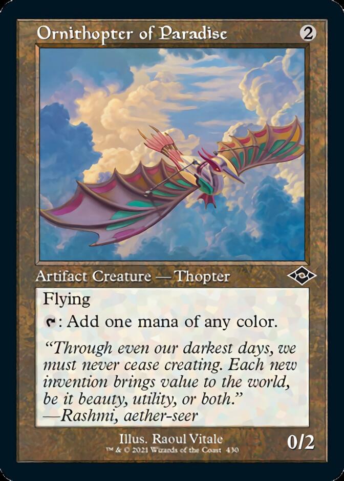 Ornithopter of Paradise (Retro Foil Etched) [Modern Horizons 2] | Impulse Games and Hobbies