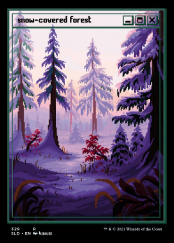 Snow-Covered Forest (Foil Etched) [Secret Lair Drop Series] | Impulse Games and Hobbies