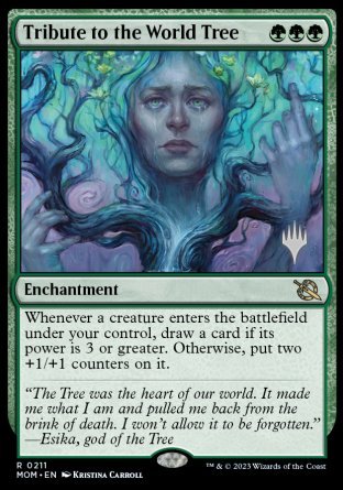 Tribute to the World Tree (Promo Pack) [March of the Machine Promos] | Impulse Games and Hobbies