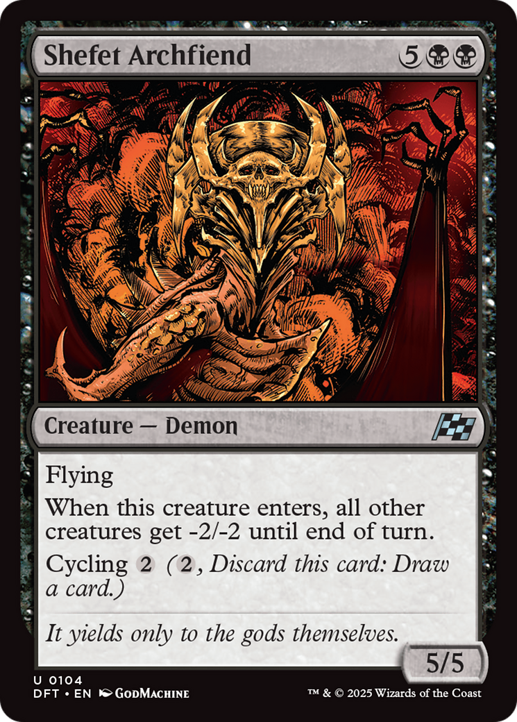 Shefet Archfiend [Aetherdrift] | Impulse Games and Hobbies