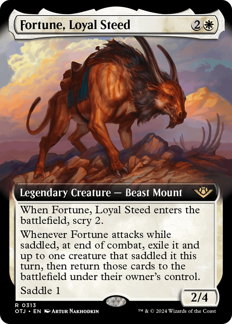 Fortune, Loyal Steed (Extended Art) [Outlaws of Thunder Junction] | Impulse Games and Hobbies