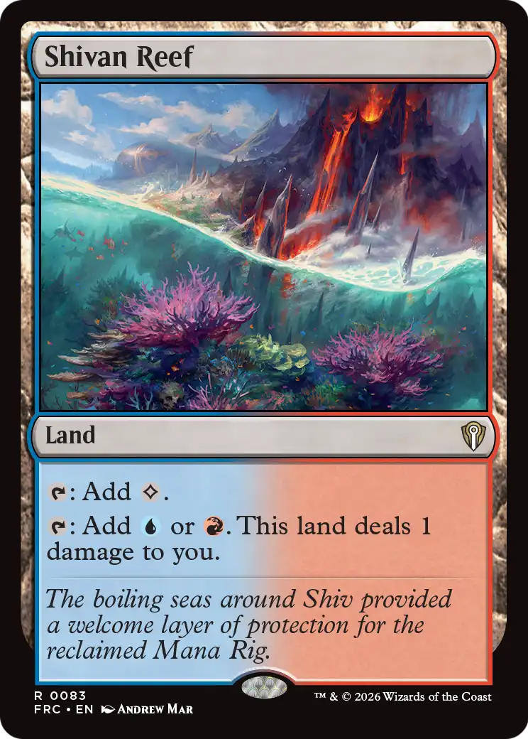 Shivan Reef [Reality Fracture Commander] | Impulse Games and Hobbies