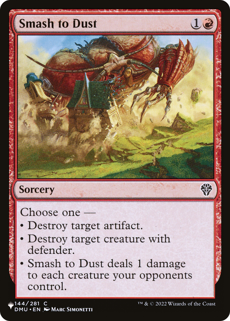 Smash to Dust [The List Reprints] | Impulse Games and Hobbies