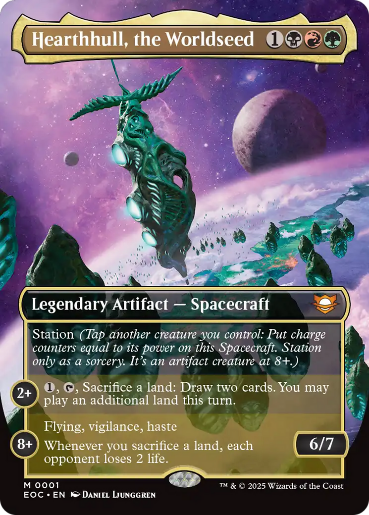 Hearthhull, the Worldseed (Borderless) [Edge of Eternities Commander] | Impulse Games and Hobbies
