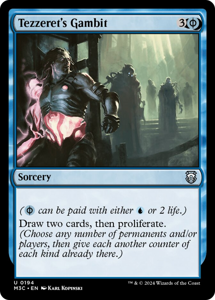 Tezzeret's Gambit (Ripple Foil) [Modern Horizons 3 Commander] | Impulse Games and Hobbies