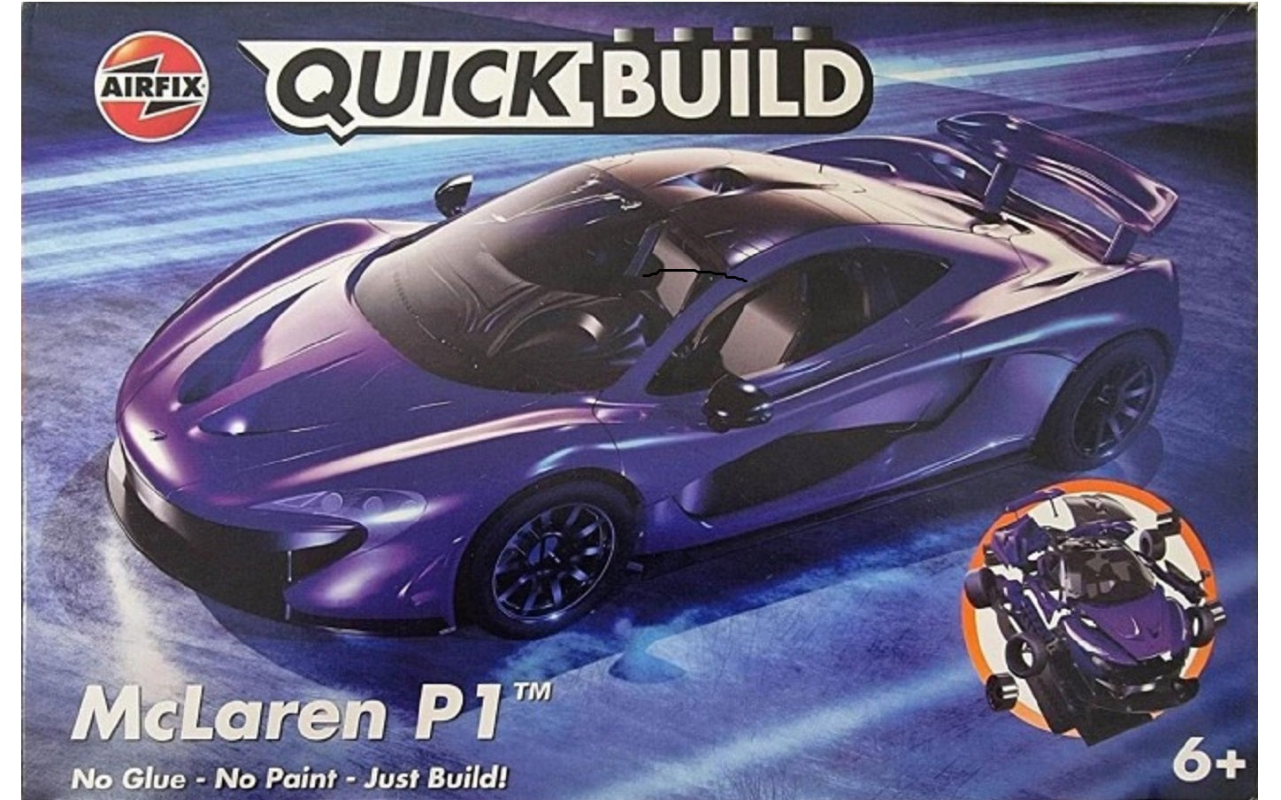AIRFIX QUICK BUILD - McLAREN P1 PURPLE | Impulse Games and Hobbies