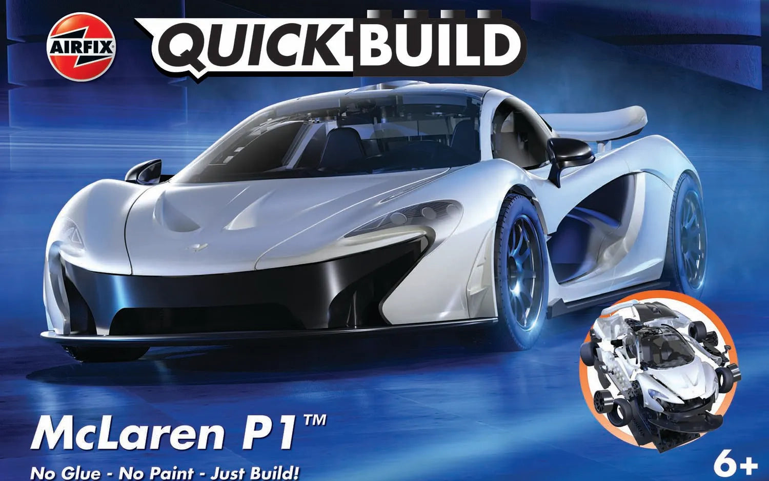 AIRFIX QUICK BUILD - McLAREN P1 WHITE | Impulse Games and Hobbies