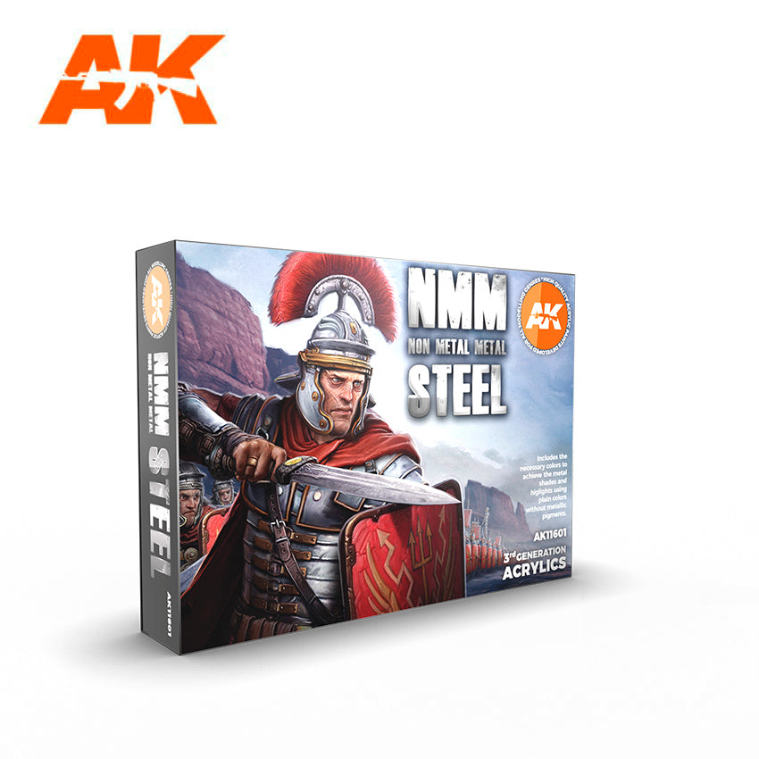 AK Interactive 3G Non Metallic Metal - Steel Set | Impulse Games and Hobbies