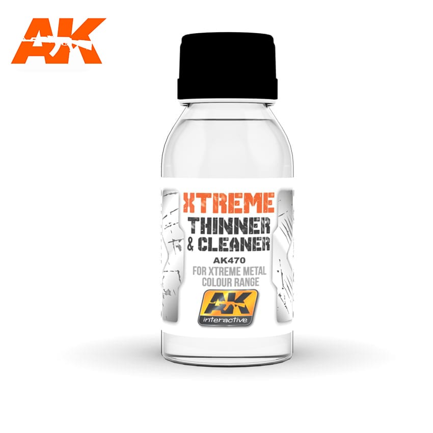 AK Interactive Xtreme Cleaner & Thinner For Xtreme Metal Colour Range | Impulse Games and Hobbies
