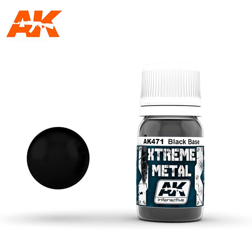 AK Interactive Xtreme Metal Black Base | Impulse Games and Hobbies
