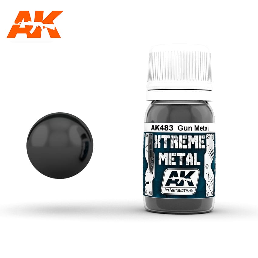 AK Interactive Xtreme Metal Gun Metal | Impulse Games and Hobbies