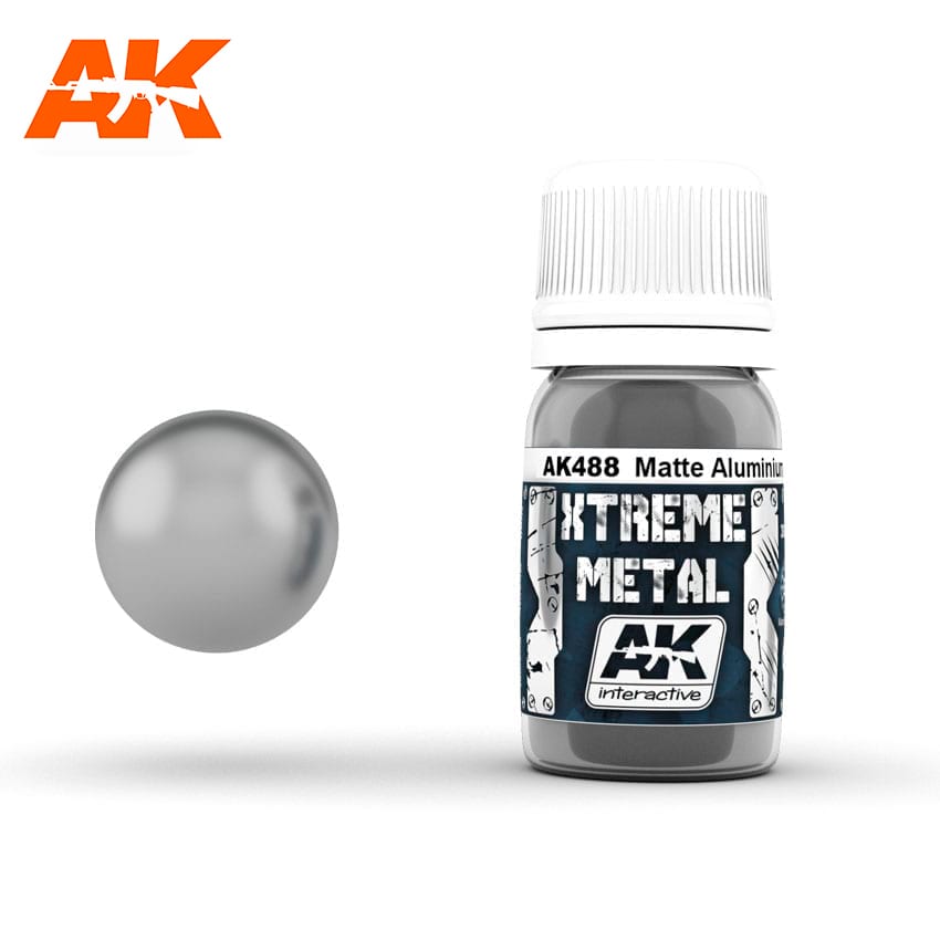 AK Interactive Xtreme Metal Matte Aluminium | Impulse Games and Hobbies