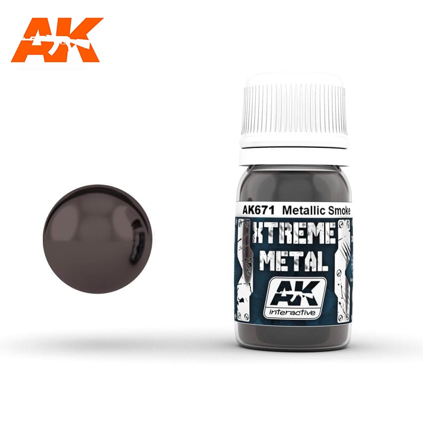 AK Interactive Xtreme Metal Smoke Metallic | Impulse Games and Hobbies