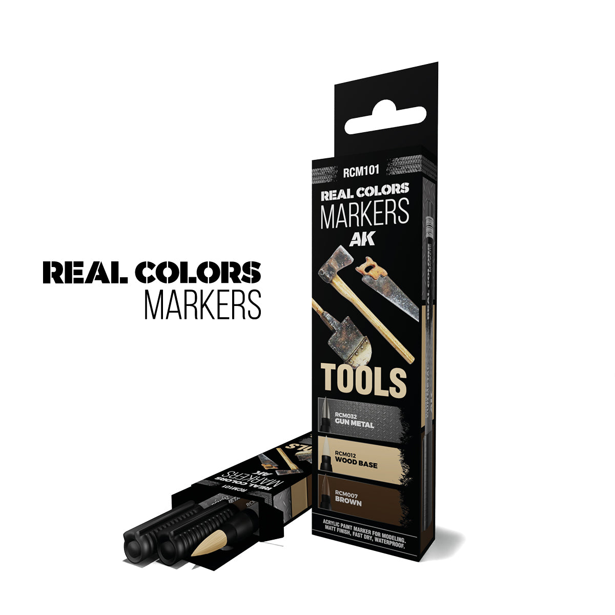 AK Interactive Real Colors Markers Tools - Set 3 Real Colors Markers | Impulse Games and Hobbies