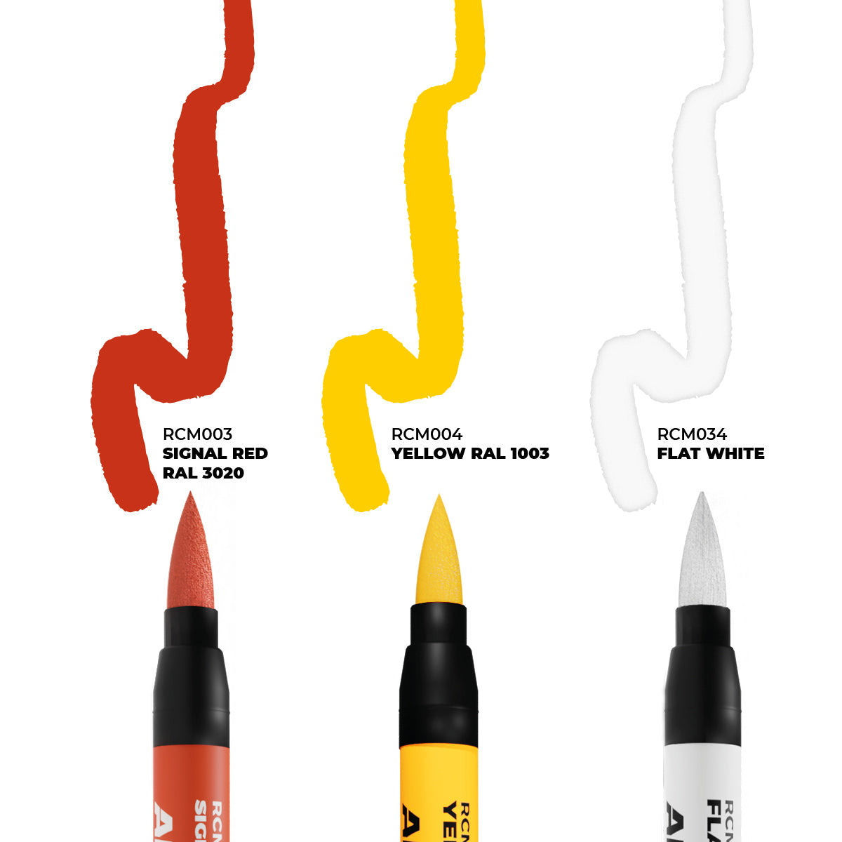 AK Interactive Real Colors Markers Tactical Markings - Set 3 Real Colors Markers | Impulse Games and Hobbies