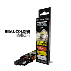 AK Interactive Real Colors Markers Tactical Markings - Set 3 Real Colors Markers | Impulse Games and Hobbies