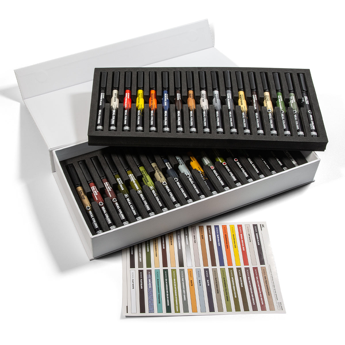 AK Interactive Real Colors Markers Special Box Real Colors Markers - 34 Units | Impulse Games and Hobbies