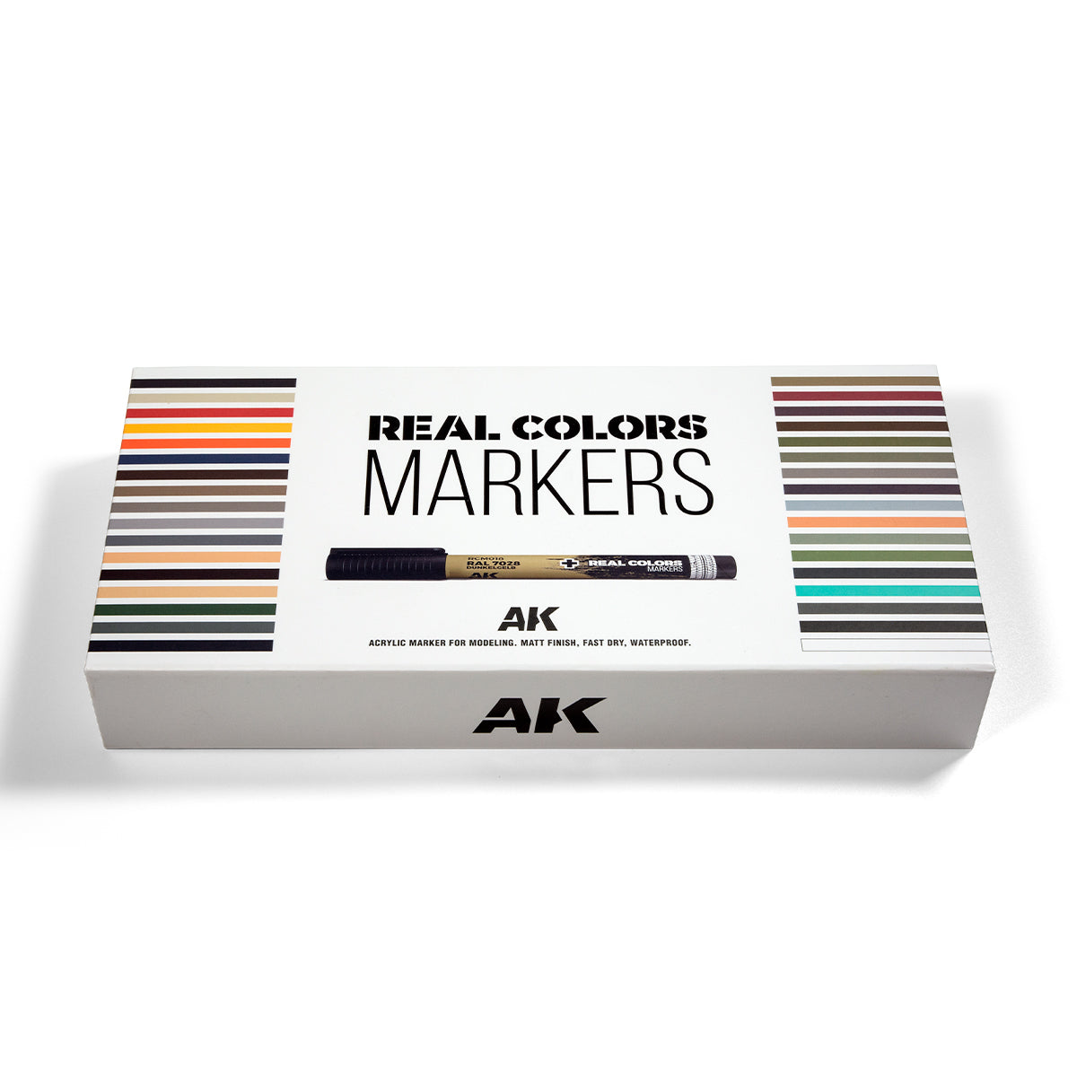 AK Interactive Real Colors Markers Special Box Real Colors Markers - 34 Units | Impulse Games and Hobbies