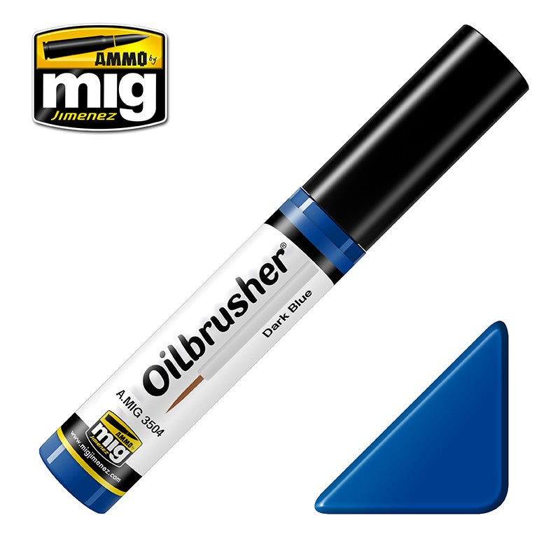 Ammo Mig Oilbrusher - Dark Blue | Impulse Games and Hobbies