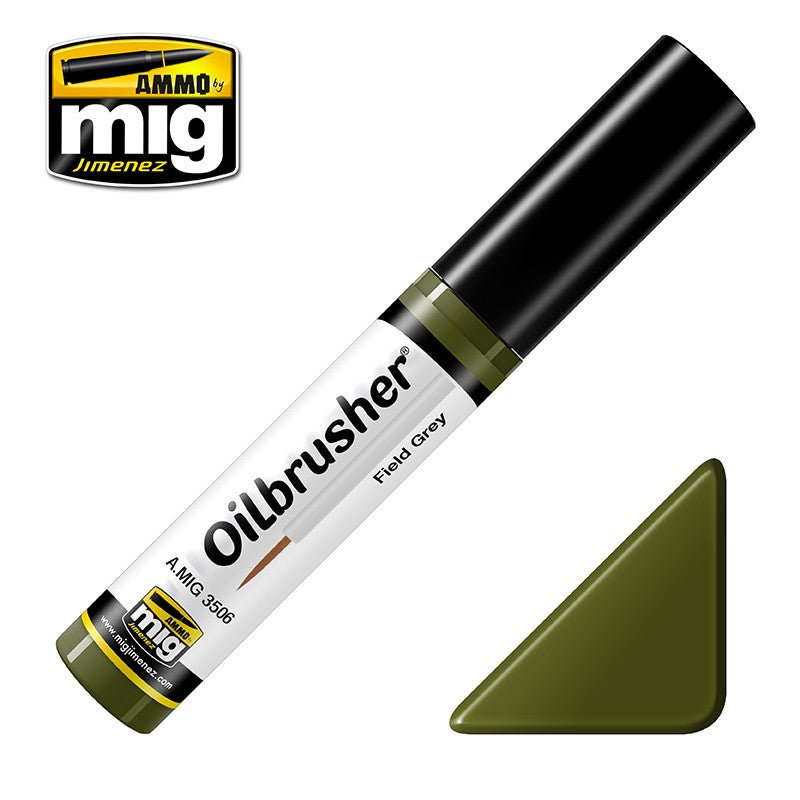 Ammo Mig Oilbrusher - Field Green | Impulse Games and Hobbies