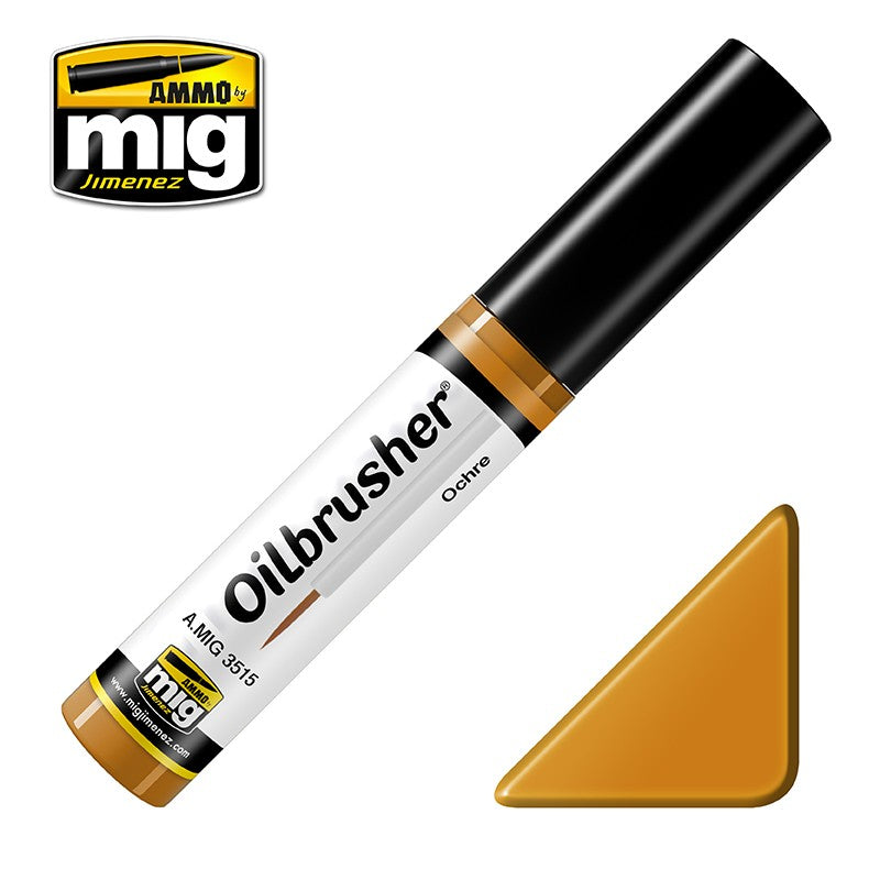Ammo Mig Oilbrusher - Ochre | Impulse Games and Hobbies