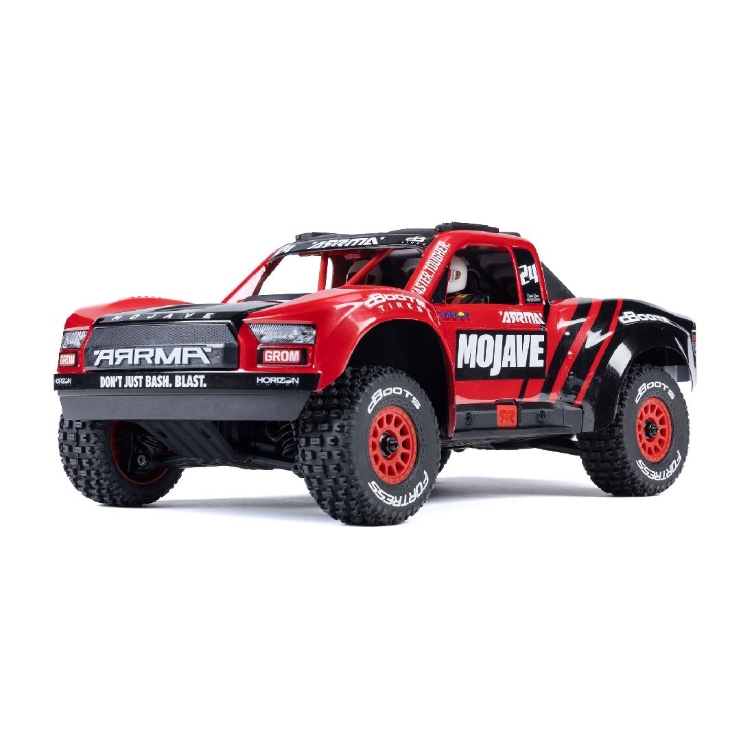 Arrma 1/16 MOJAVE GROM 4x4 Desert Truck RTR - Red/Black | Impulse Games and Hobbies
