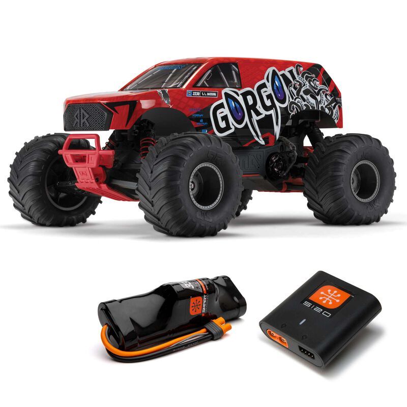 Arrma 1/10 GORGON 2wd Monster Truck RTR - Red | Impulse Games and Hobbies