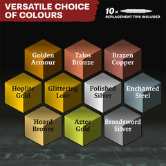 The Army Painter: Speedpaint Marker: Metallics Set (EN) | Impulse Games and Hobbies